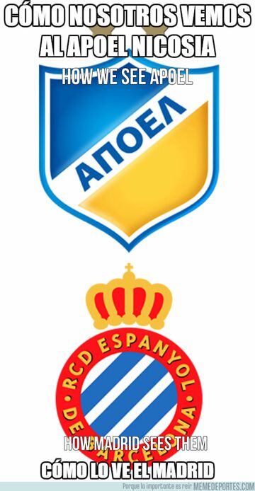 APOEL-Real Madrid: memes, jokes, gags and quips