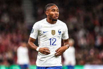 Christopher Nkunku of France during the UEFA Nations League, Group A1 match between Denmark and France on September 25, 2022 in Copenhagen, Denmark. 