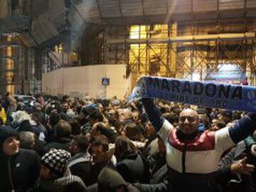 Actuación de Maradona en Nápoles