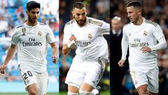 Zidane hoping to play his favoured trio of Asensio-Benzema-Hazard