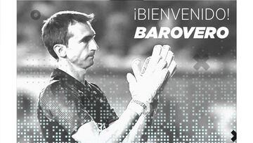 Confirmado: Barovero será arquero del Burgos