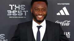 London (United Kingdom), 15/01/2024.- Former Chelsea player and Nigerian international Mikel John Obi arrives for the Best FIFA Football Awards 2023 in London, Britain, 15 January 2024. (Reino Unido, Londres) EFE/EPA/NEIL HALL
