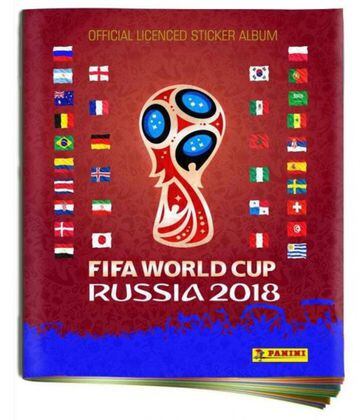 El álbum de cromos del Mundial de Rusia 2018.