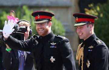 Príncipe Harry, Duque de Sussex,y el Príncipe William, Duque de Cambridge.