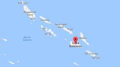 Un terremoto de magnitud 7,7 ha sacudido las Islas Salom&oacute;n. Foto: Google maps