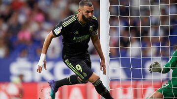 A late Benzema double ensured Real Madrid left Barcelona with all three points in a tough encounter against Espanyol.