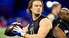 Kenny Pickett at the NFL Combine