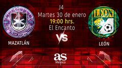 Mazatlán vs León en vivo: Liga MX, Clausura 2024 hoy en directo
