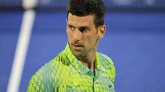 Novak Djokovic, durante el pasado torneo de Dubái.