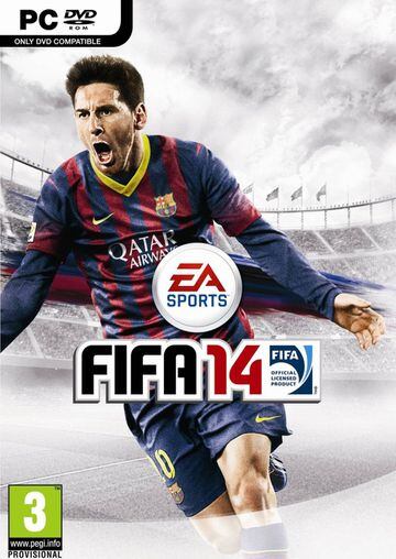 Como parte del acuerdo entre EA Sports y Leo Messi, el argentino fue el elegido para FIFA 14. 