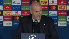 La sonrisa final de Zidane tras ser preguntado por la actuación de Keylor Navas ante el Madrid