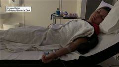Halep, hospitalizada por deshidratación en la final