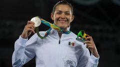 La ganadora de plata mexicana en el taekwondo se&ntilde;al&oacute; que a&uacute;n no le toma el peso a lo que ha hecho en su carrera y lo que significa conseguir tres medallas.