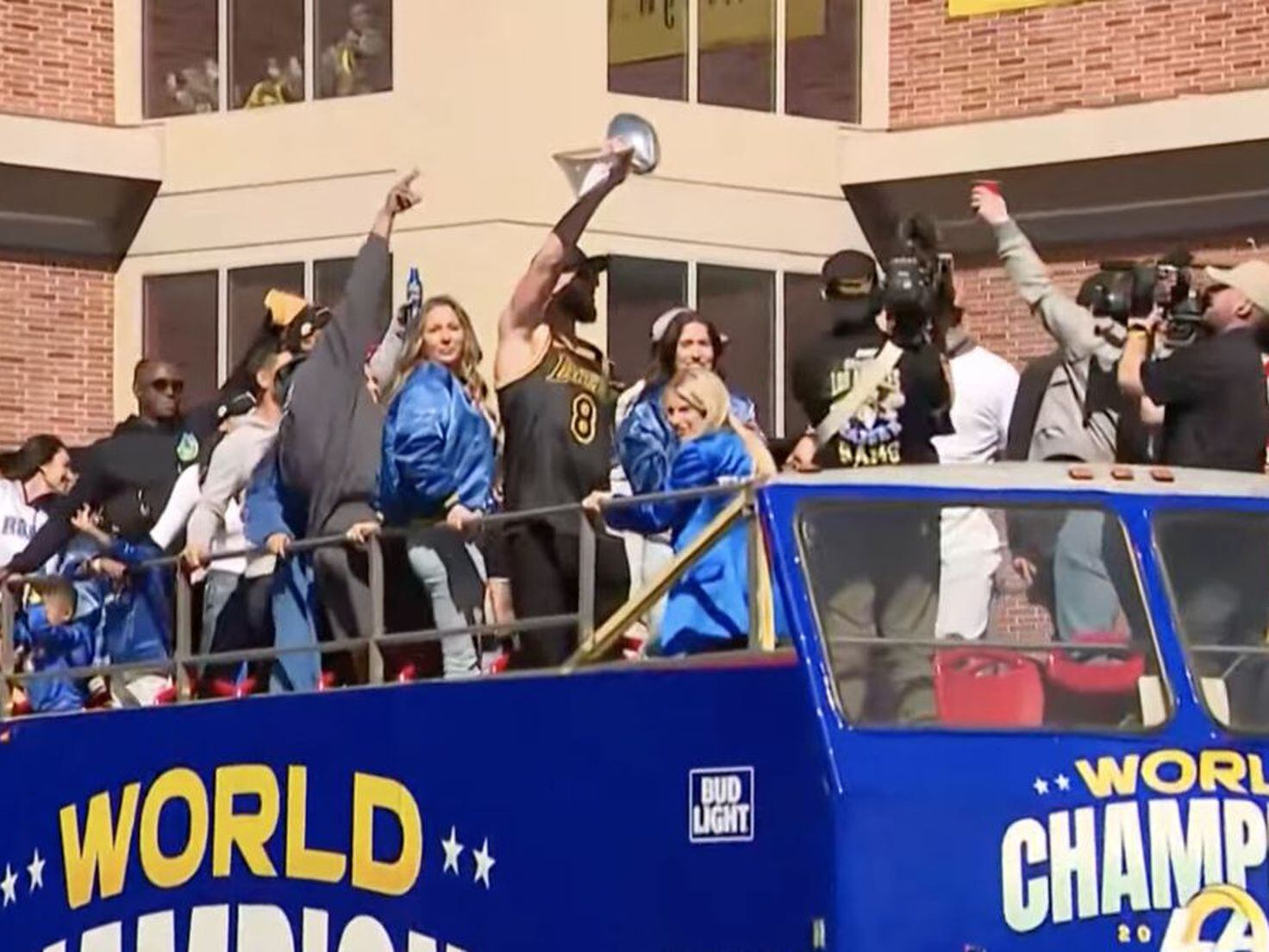 L.A. Rams victory parade live online: watch Stafford and McVay celebrate  Super Bowl triumph - AS USA