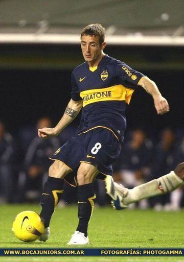 Tras brillar en Rosario Central fue comprado por Boca y en 2009 fue cedido a la UC. En San Carlos mostró un buen nivel y ganó el torneo nacional del 2010.