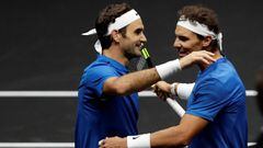 Nadal revela cómo felicitó a Federer por su vigésimo grande