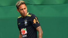 El delantero de la selecci&oacute;n de Brasil y del PSG, Neymar.
