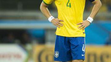 David Luiz ya jug&oacute; no podr&aacute; reeditar el duelo que jug&oacute; ante Chile en el Mundial. 