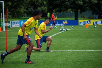 La Selección Colombia entrena en Bogotá pensando en el amistoso del domingo contra Perú. 