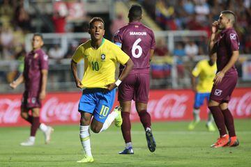 Rodrygo disputó la última edición del Sudamericano sub 20 que se jugó en Chile. En este torneo Brasil decepcionó y no logró clasificarse para el Mundial sub 20