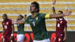 Marcelo Martins Moreno (Bolivia): 22 goles, en 57 partidos, con un promedio de 0,39.
