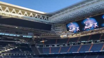 Dos últimas novedades del Bernabéu: asientos de la última grada y videomarcador 360ª, a punto