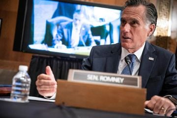 Sen. Mitt Romney has no doubts that Donald Trump will win by "a landslide" if he runs for the 2024 Republican presidential nomination.