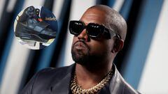 Imagen de Kanye West y sus zapatillas Nike Yeezy Empire.