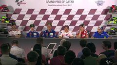 Rueda de prensa oficial del GP de Qatar.