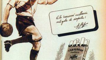 El jugador argentino fue uno de los primeros iconos del fútbol que ocuparon un lugar en la vida cotidiana de la sociedad mediante la publicidad, el cine...