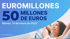 Euromillones: comprobar los resultados del sorteo de hoy, martes 10 de enero