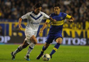 El defensa argentino llegó desde Boca Juniors, pero en la U no anduvo y se fue a los pocos meses.