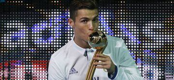Cristiano Ronaldo, MVP del Mundial de Clubes de 2016.