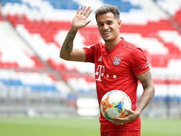 The Brazilian joined Bayern Munich on loan from Barcelona for the season for a fee of €8.5m.