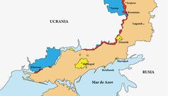 El mapa de Ucrania tras un año de guerra