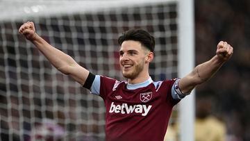 A number of major Premier League clubs are chasing West Ham and England’s Declan Rice, who is one of the most sought-after midfielders on the market.
