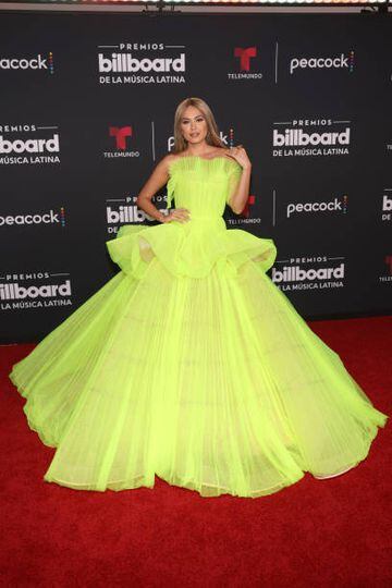 Andrea Meza en los Billboard Latin Music Awards 2022.