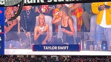 Enfocan a Taylor Swift en la Super Bowl y lo que hace delante de 80.000 personas no lo esperaba ni su mejor fan
