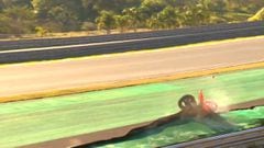 Terribles imágenes: fallece un piloto tras un accidente en Brasil