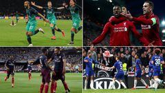 Tottenham-Liverpool en Champions y Arsenal-Chelsea en Europa League