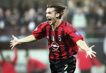 The Ukrainian forward played in 116 games hitting the net on 59 occasions with one title win with Milan to his name