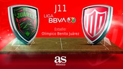 FC Juárez vs Necaxa en vivo: Liga MX, Clausura 2023 en directo