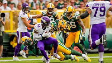 Sigue minuto a minuto el partido entre, Vikings - Packers en directo y en vivo online; semana 2; hoy, domingo 16 de septiembre desde Lambeau Field en As.com
