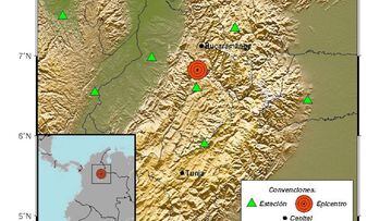 Temblor en Colombia: ¿qué se sabe del sismo de 4,8 que se registró en Santander?
