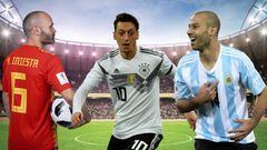 De Piqué a Özil: 7 cracks que dejaron su selección en 2018