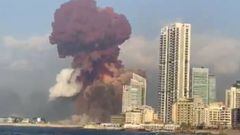 El vídeo de la explosión en el puerto de Beirut