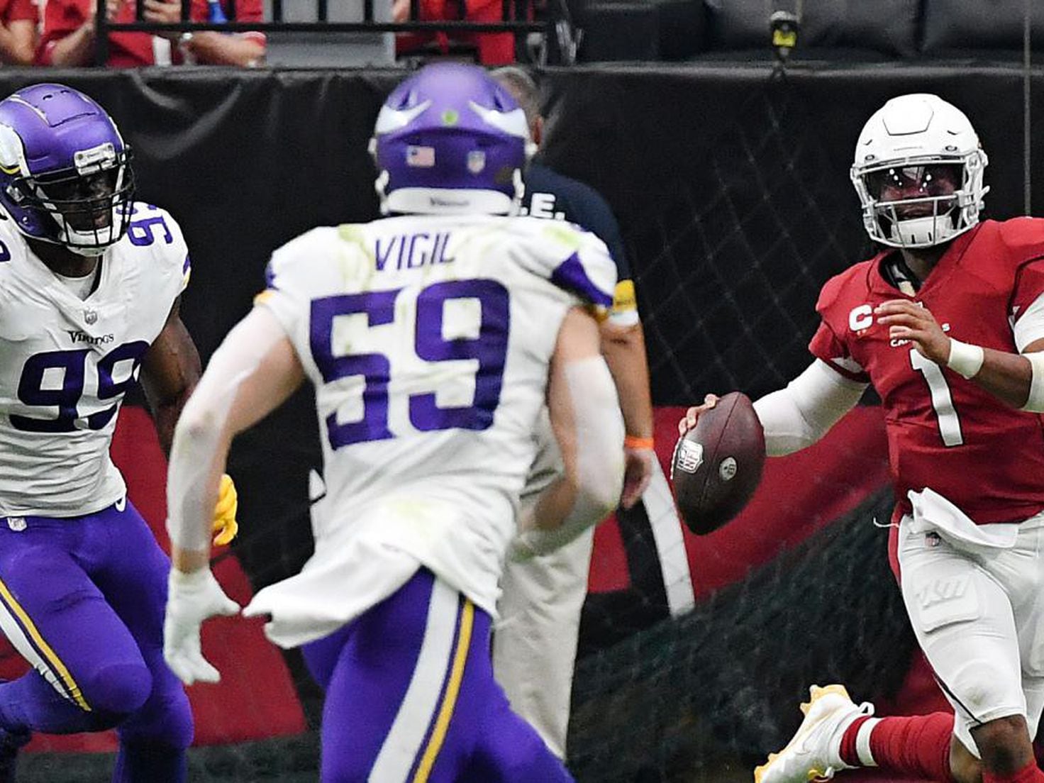 Vikings LB Nick Vigil Open Second Half Against Cardinals With Pick-Six Off  Kyler Murray