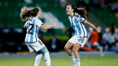 Partido de Copa América Femenina entre Venezuela y Argentina.