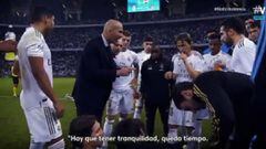 La emotiva charla de Zidane a su equipo que lo engrandece