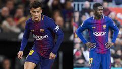 La difícil adaptación al Barça
de Coutinho y Dembélé